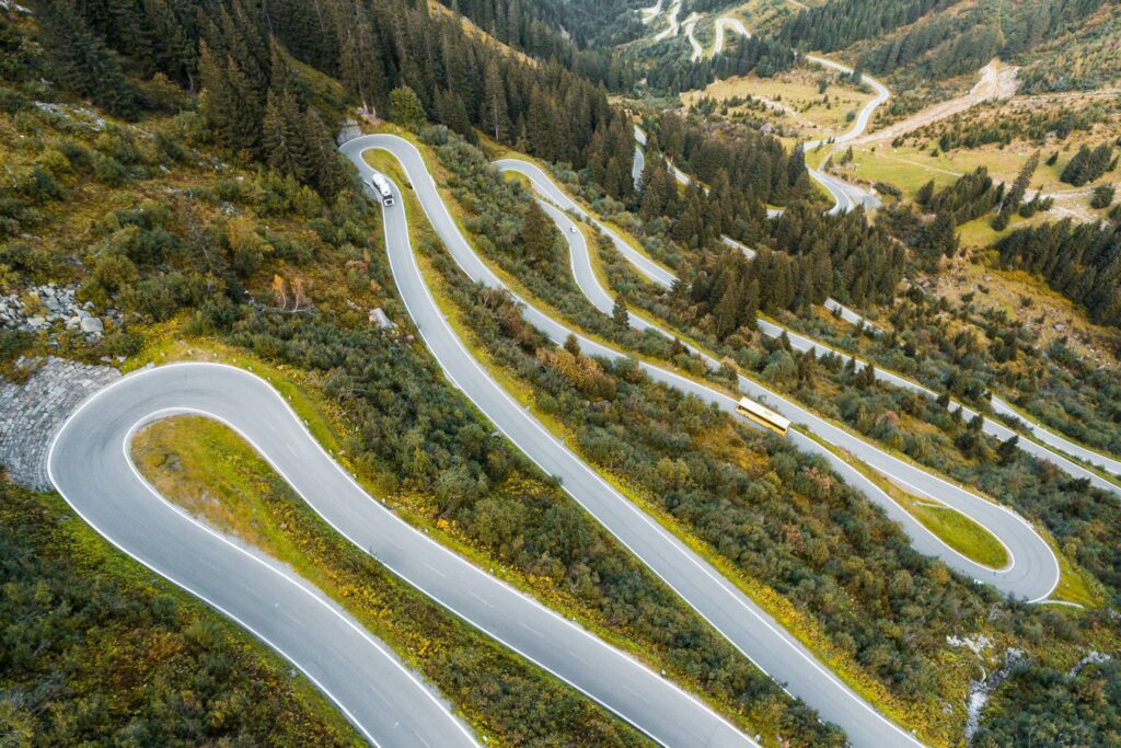 Silvretta Alpine Road in Austria Free Photo