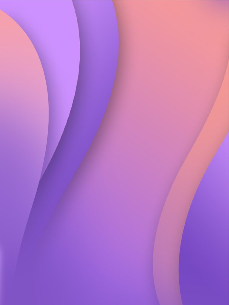 Simple modern purple and pink waves background illustration Free Vector