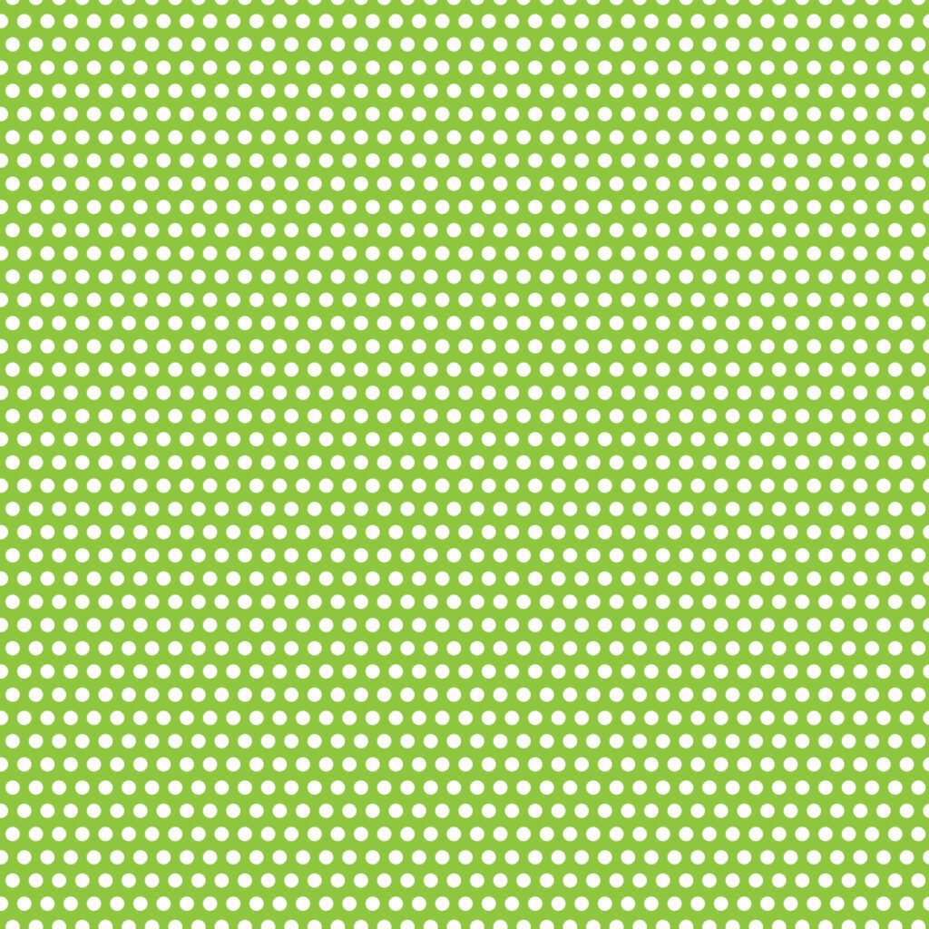 simple seamlees small white colour polka dot pattern on green background Free Vector