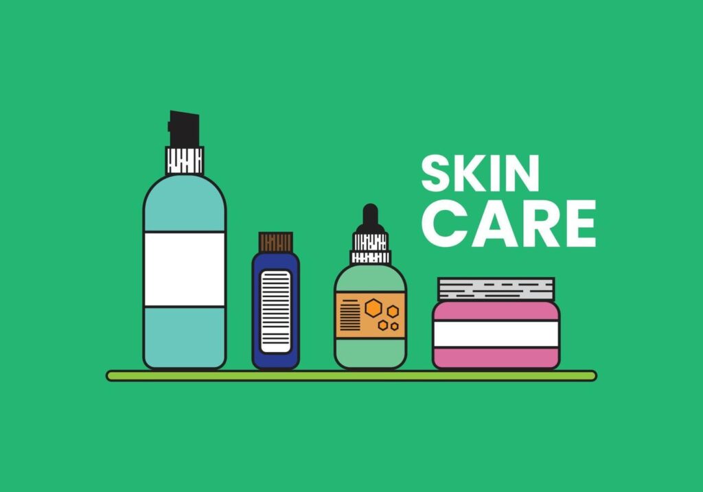 Skin care icon vector design for facial care Stock Free