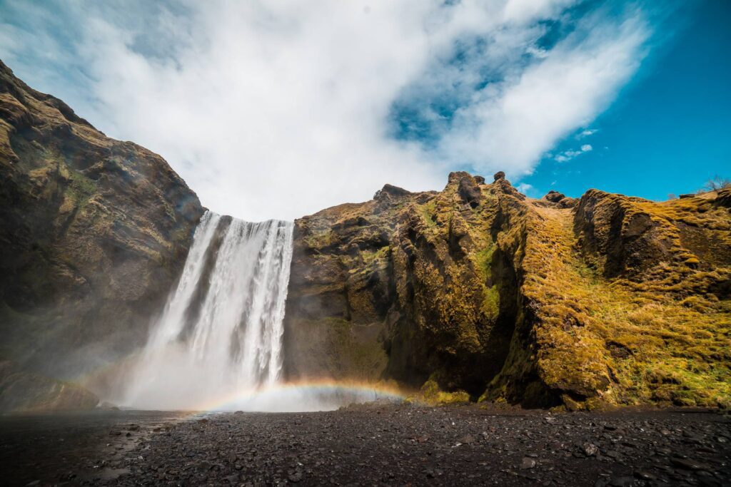 Skógafoss Waterfall Free Photo