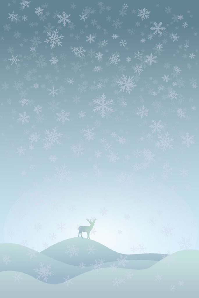 snowflakes winter background illustration Free Vector and Free SVG