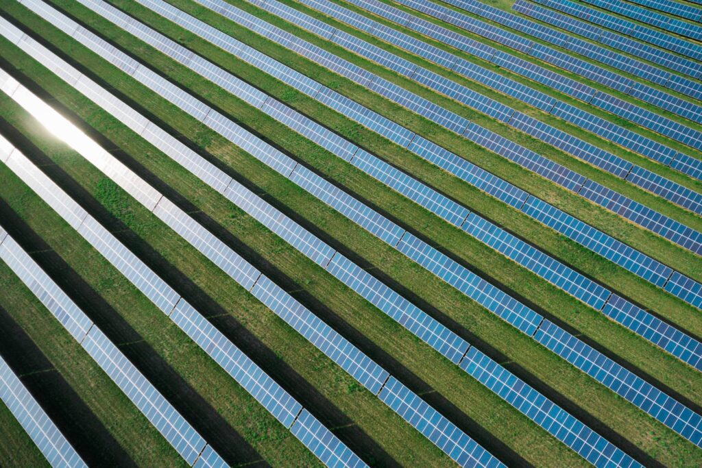 Solar Power Plant from Above #2 Free Photo