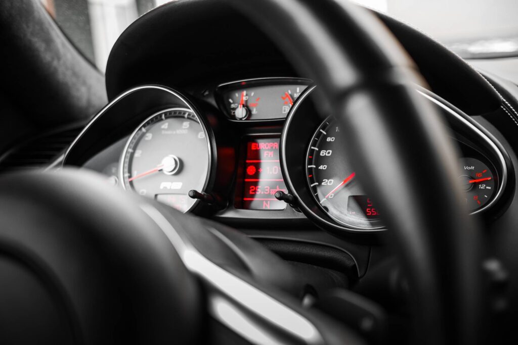 Sport Car Black Dashboard Free Photo