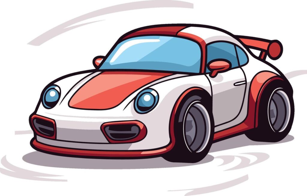 Sport car icon. Cartoon illustration of sport car icon for web design Stock Free