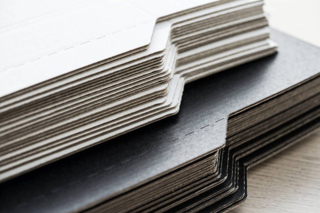 Stack of Paper Cardboard in Print-Shop Free Photo