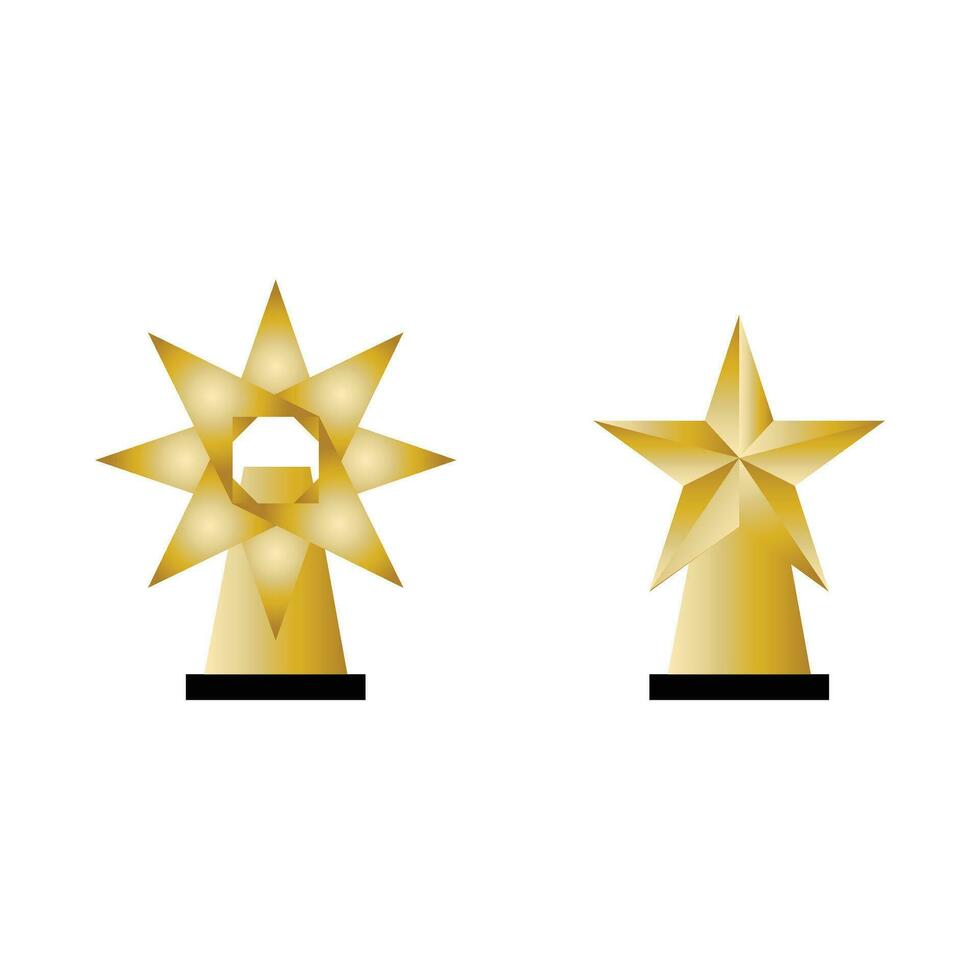 star award icons isolated on white Stock Free and Free SVG