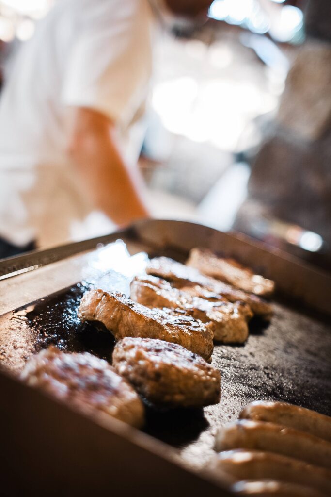 Steak on a Grill Free Photo