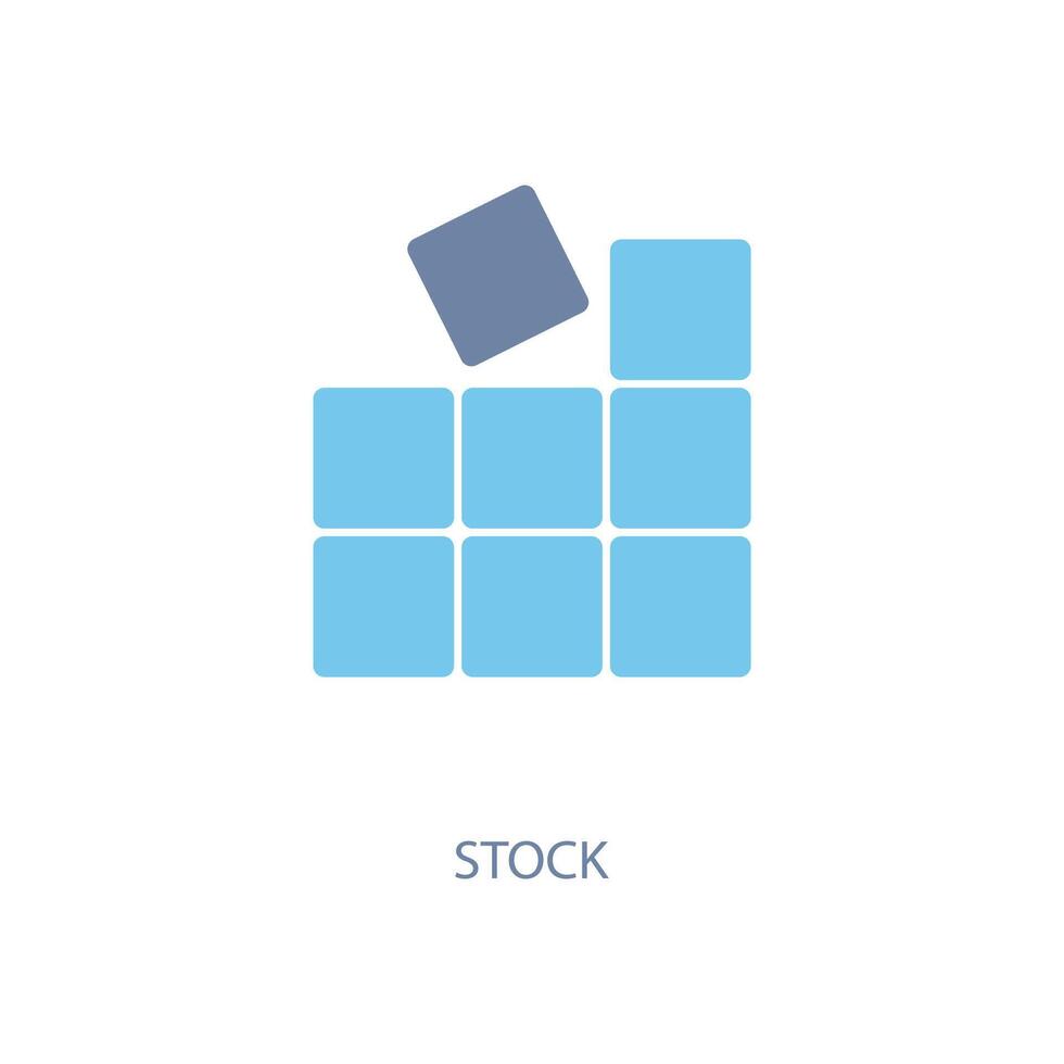 stock concept line icon. Simple element illustration. stock concept outline symbol design. Stock Free