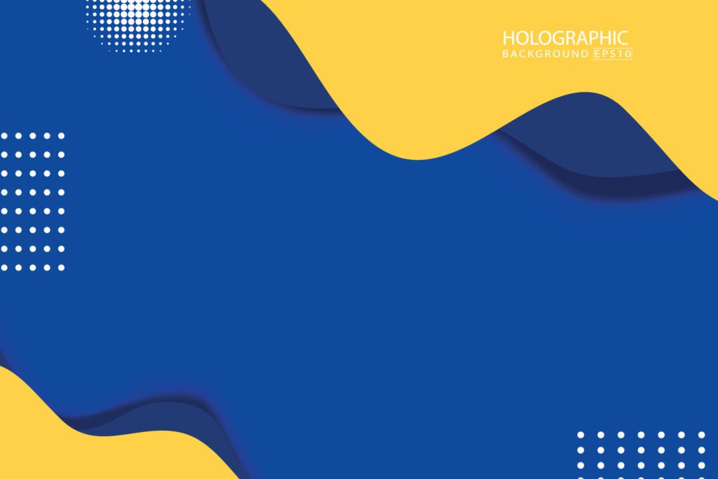 Stylish modern banner design Vector.Holographic background eps 10 Free Vector