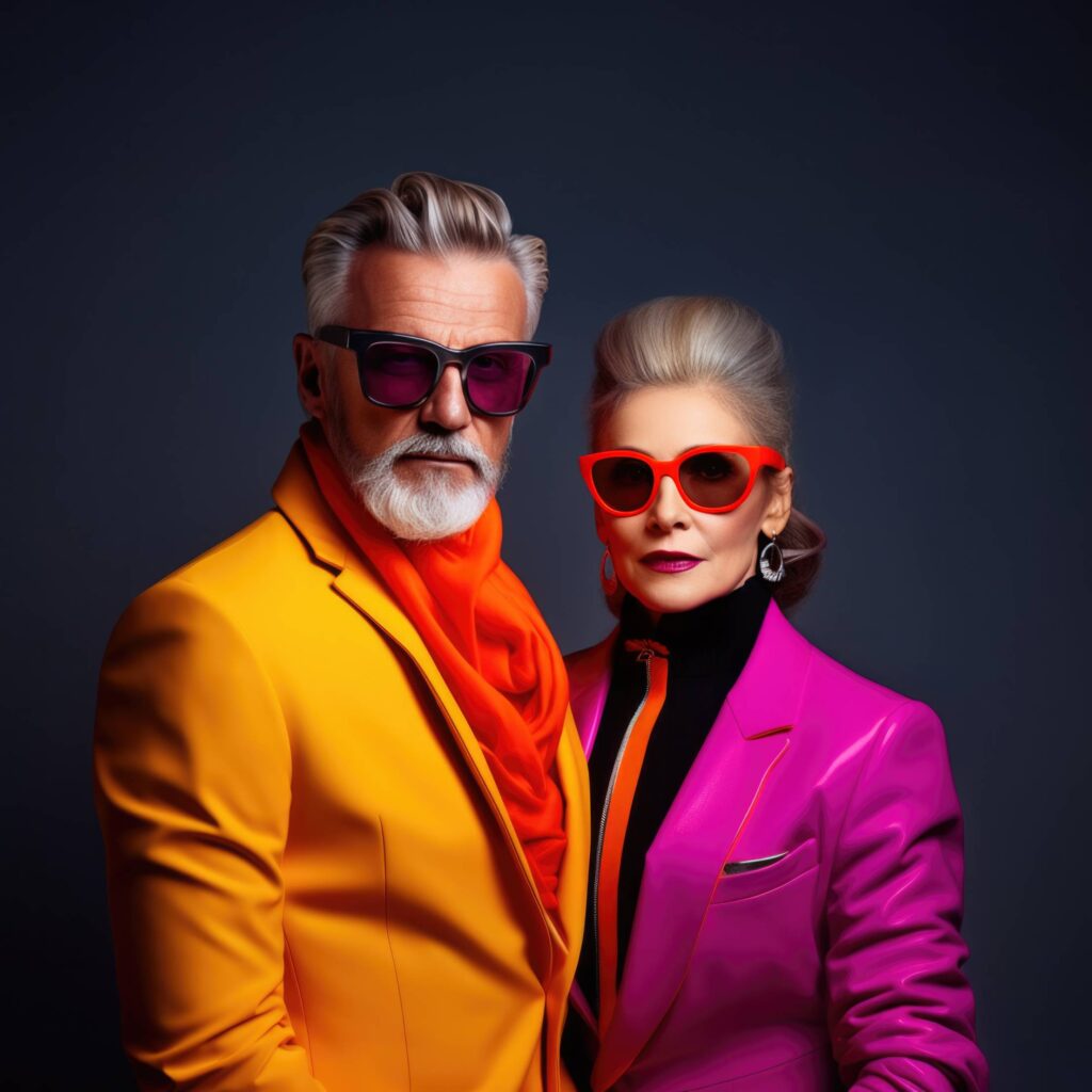 Super Stylish Looking Older Boss Couple Free Photo