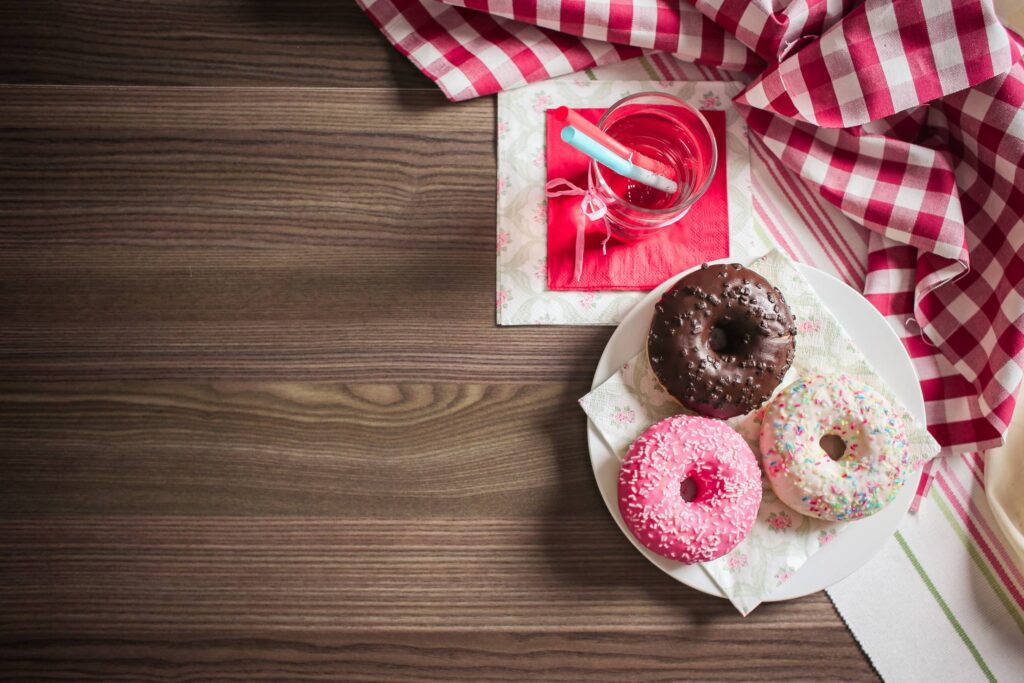 Sweet & Colorful Donuts Free Photo