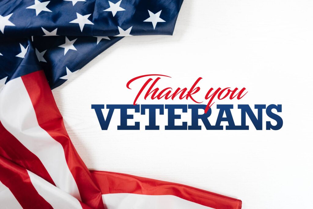 Thank You Veterans Letterings Free Photo