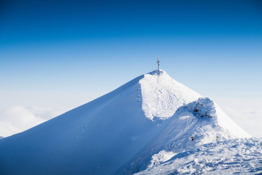 The Cross at Peak of Mölltaler Glacier Free Photo