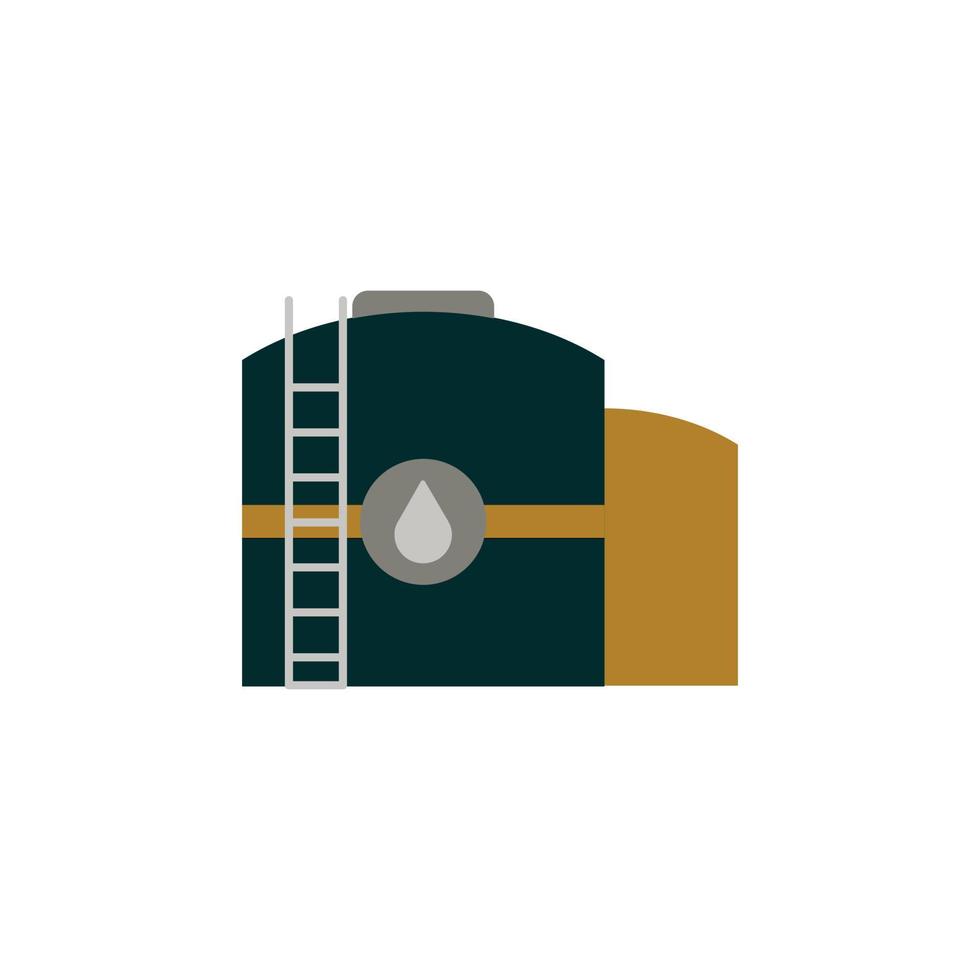 the oil storage icon is perfect for your app, web or additional projects Stock Free