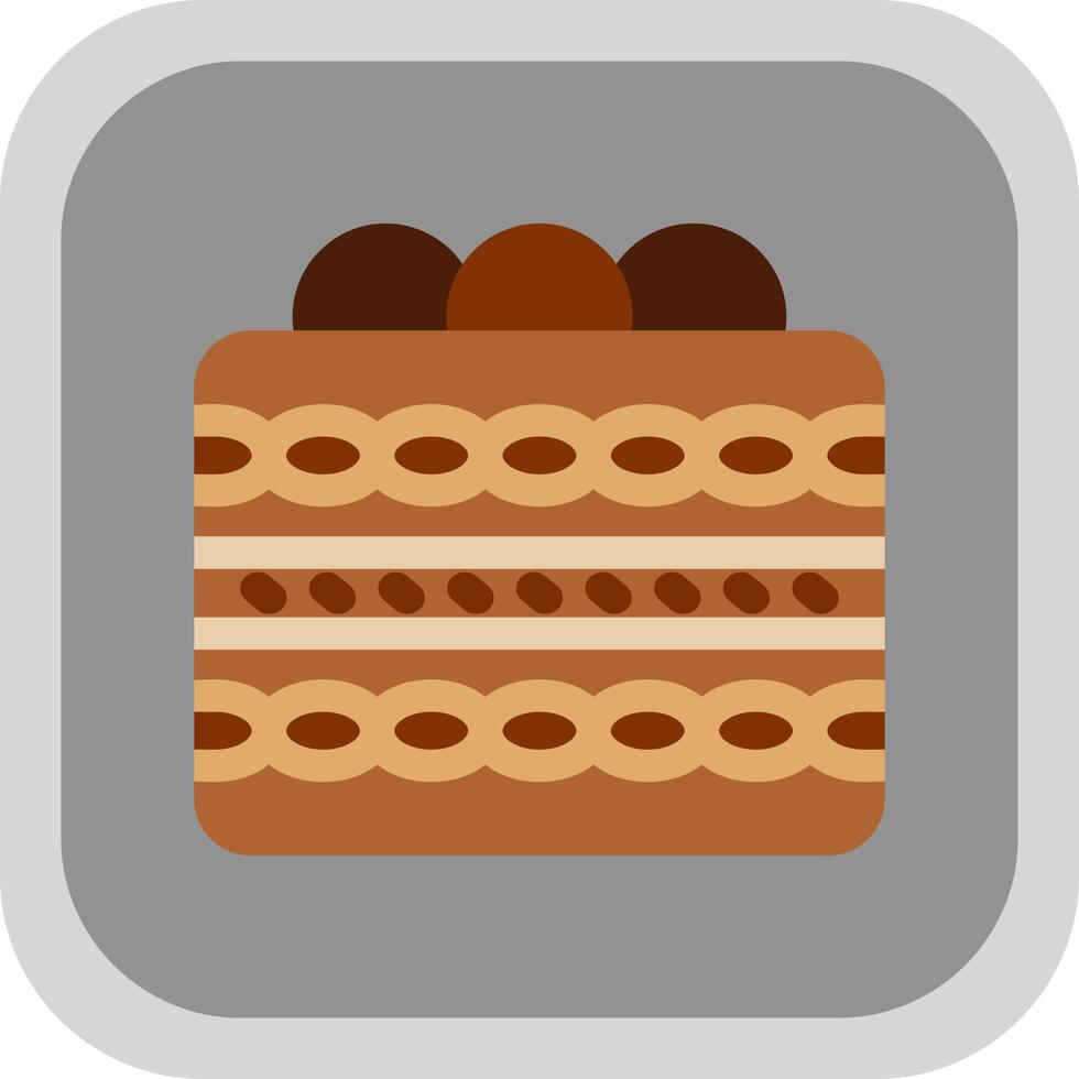 Tiramisu Vector Icon Design Stock Free