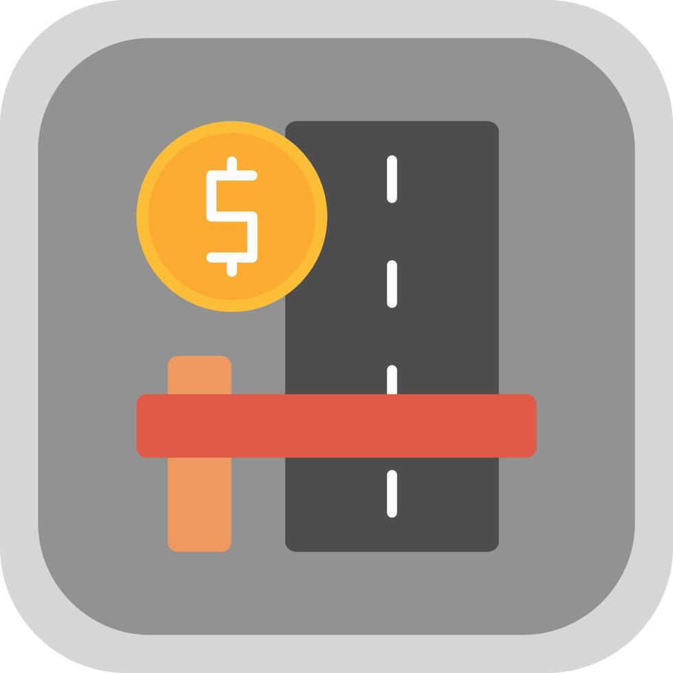 Toll Road Vector Icon Design Stock Free