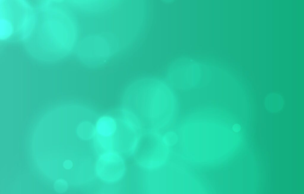 turquoise color bokeh background with blur effect Free Vector