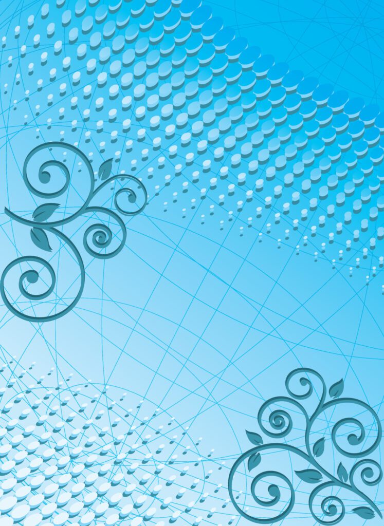 Twirl on a blue background Free Vector and Free SVG