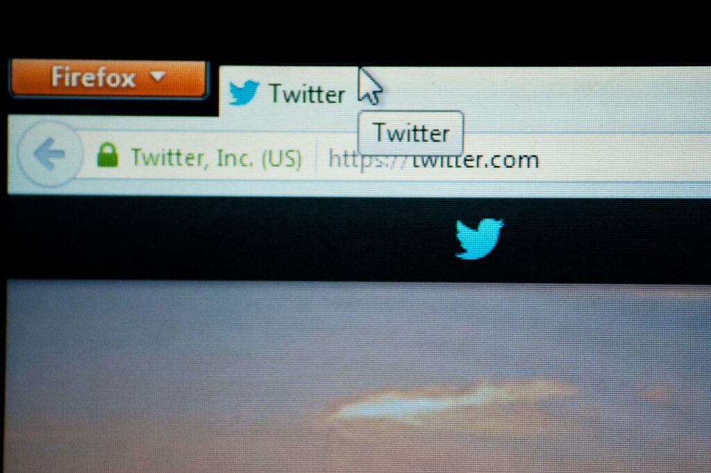 Twitter Login Screen Stock Free