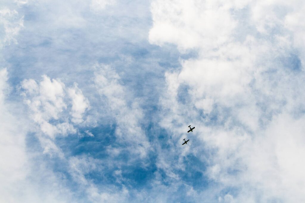 Two Little Planes Free Photo