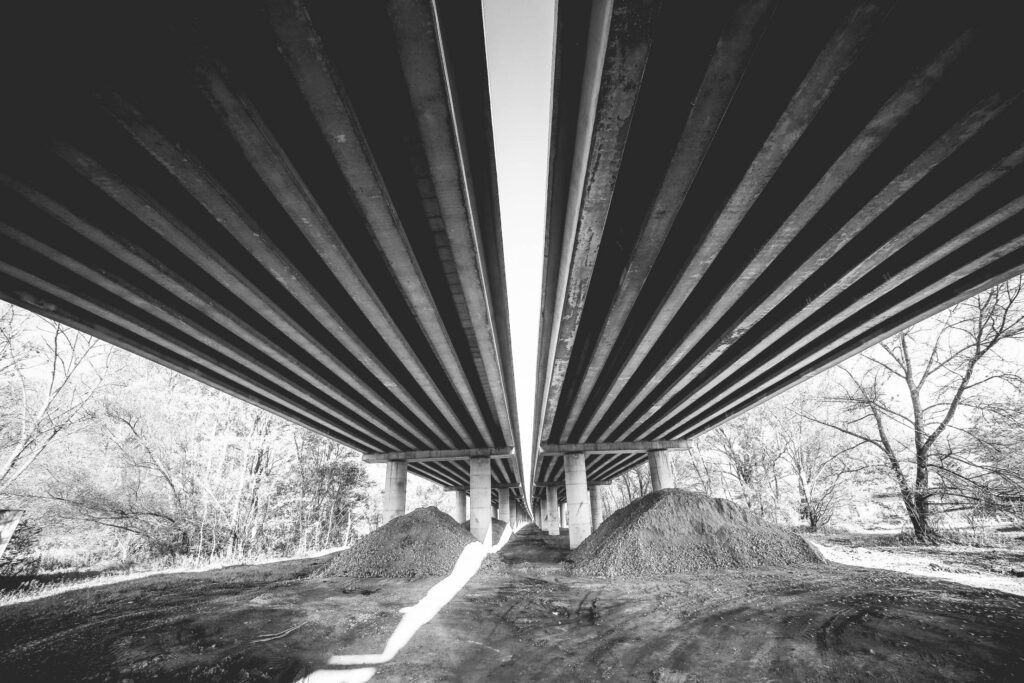 Two Long Ways: Under Highway Free Photo