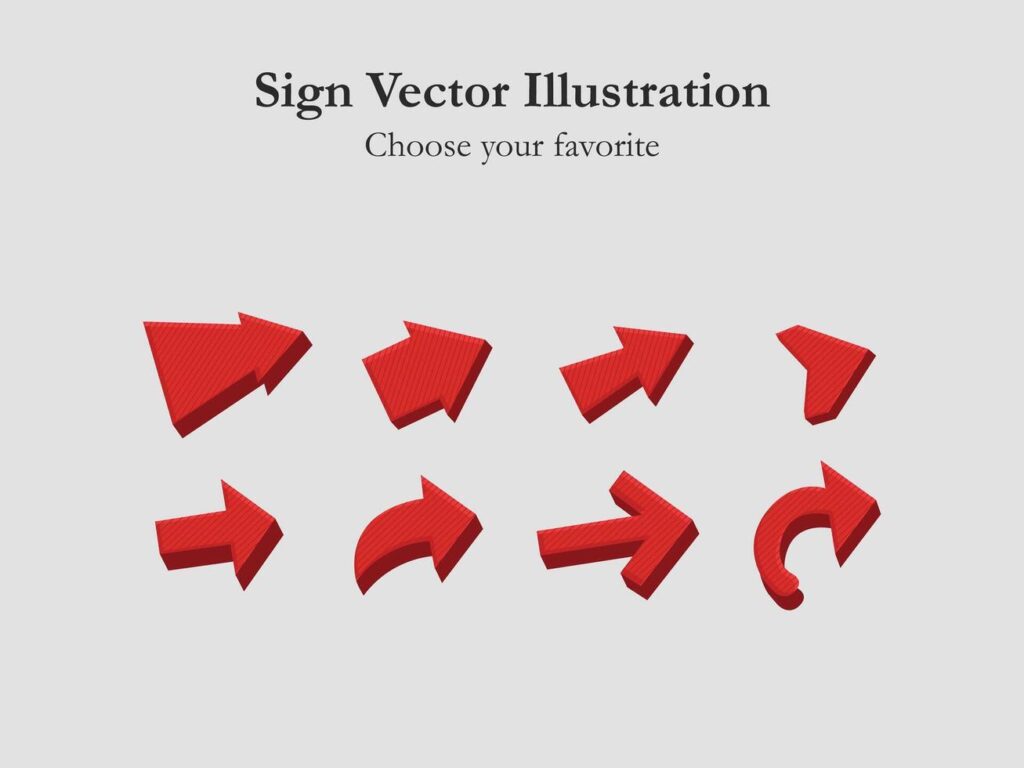 ui icon sign app set arrow cartoon simple line drawing digital business web illustration interface Stock Free