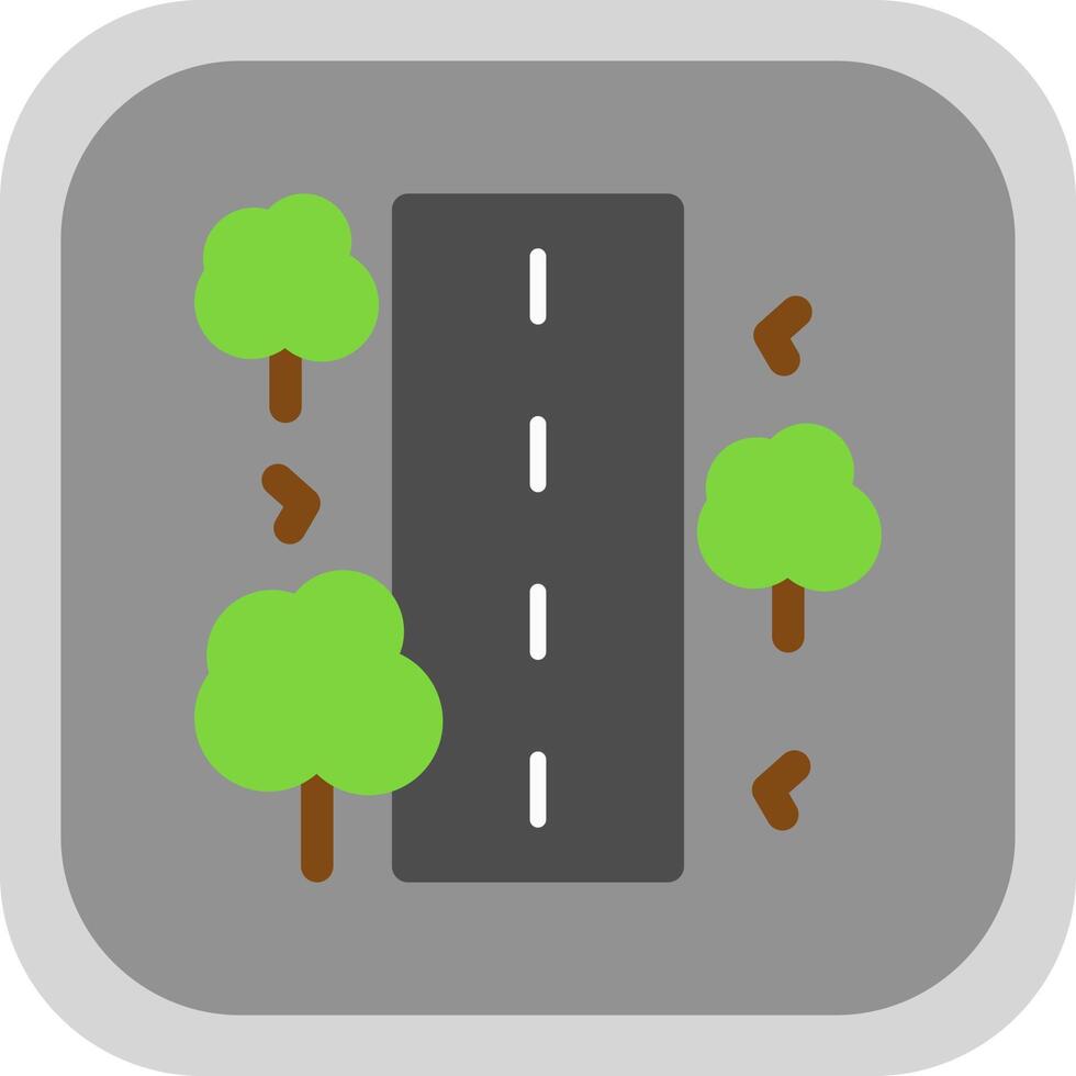 Unsealed Road Vector Icon Design Stock Free