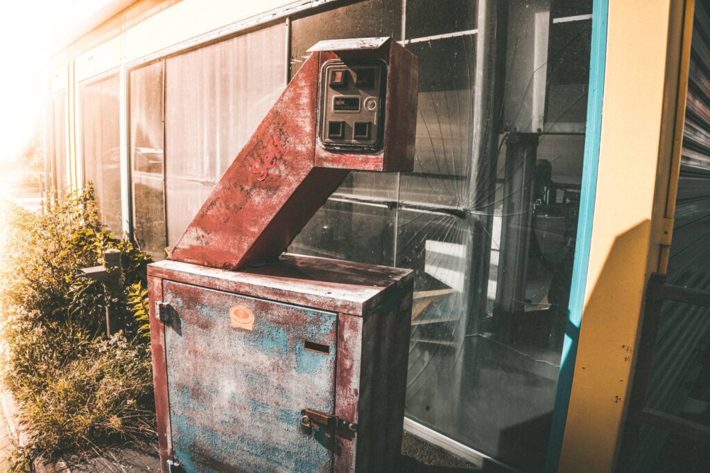 Urbex Old Abandoned Car-wash and Car Vacuum Cleaner Free Photo