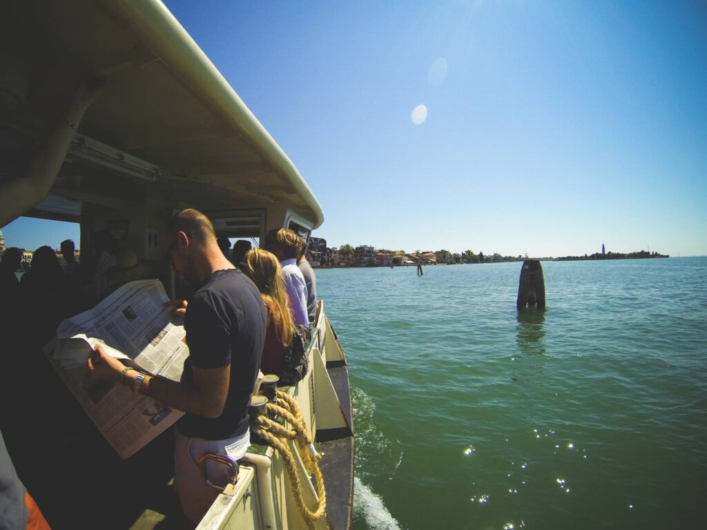 Vaporetto Sail From Venice To Lido, Italy Free Photo