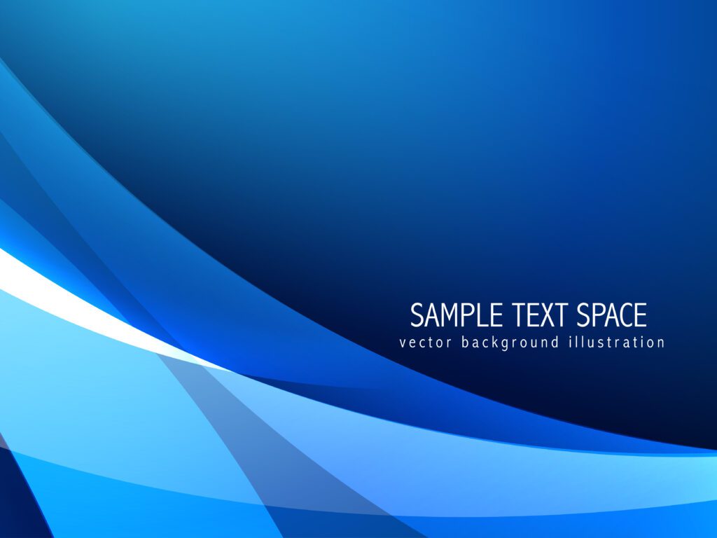 abstract blue wave background Free Vector