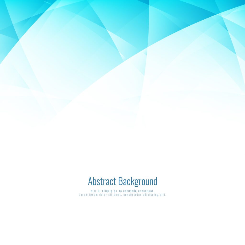 Abstract bright blue polygonal background Free Vector