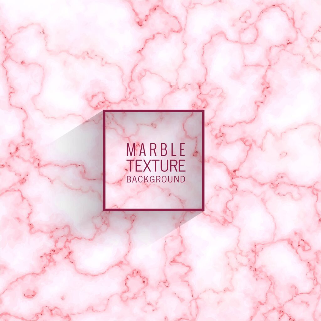 Abstract pink marble texture background illustration Free Vector