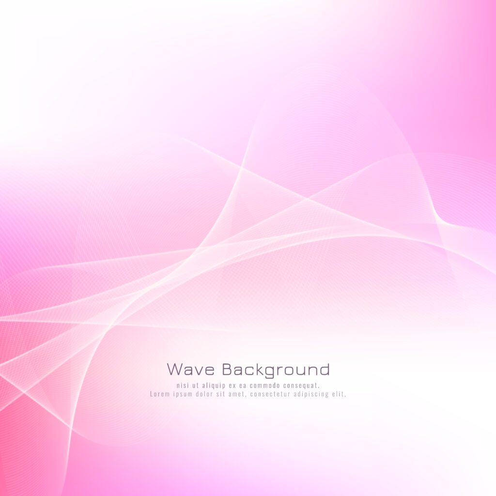 Abstract pink wave background Free Vector