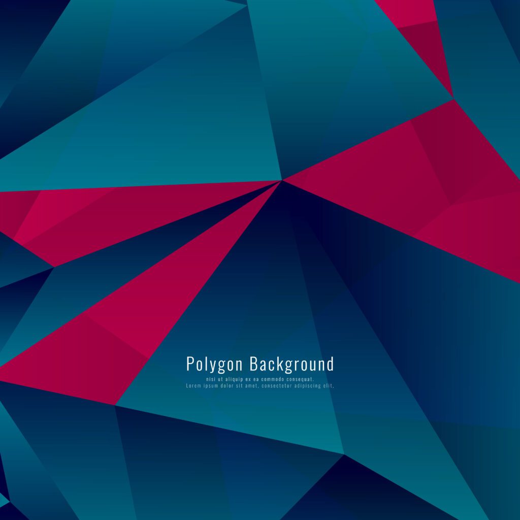 Abstract stylish polygonal background Free Vector