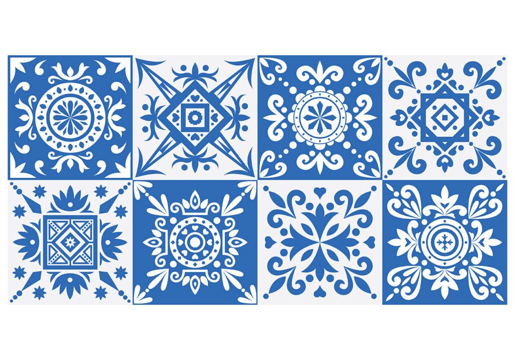 Azulejo Patterns Free Vector and Free SVG