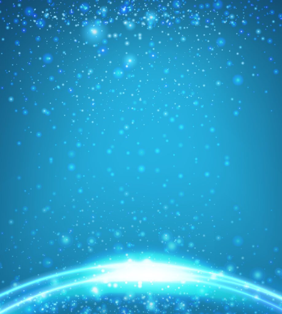 Background template with blue light Free Vector