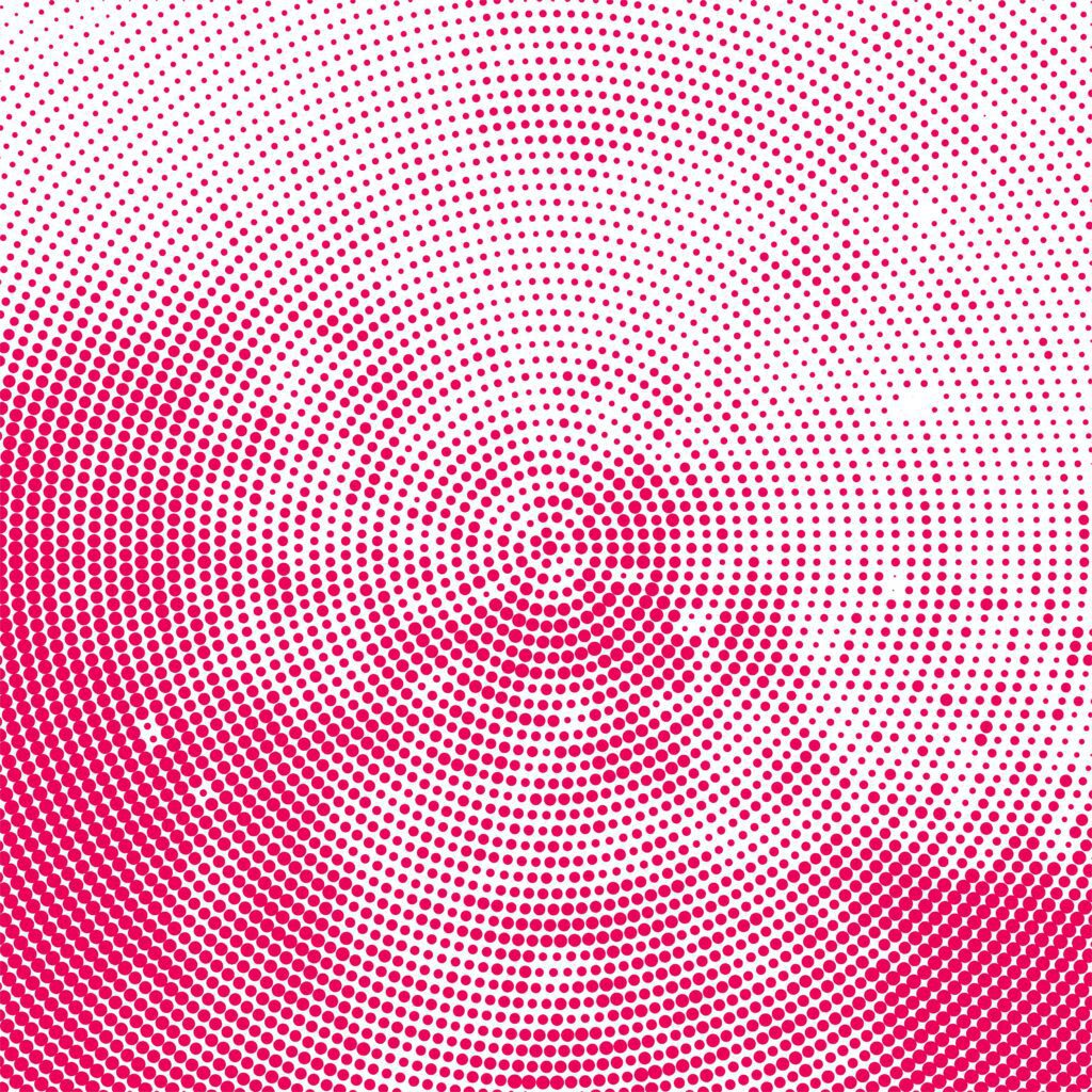 Beautiful pink halftone background Free Vector