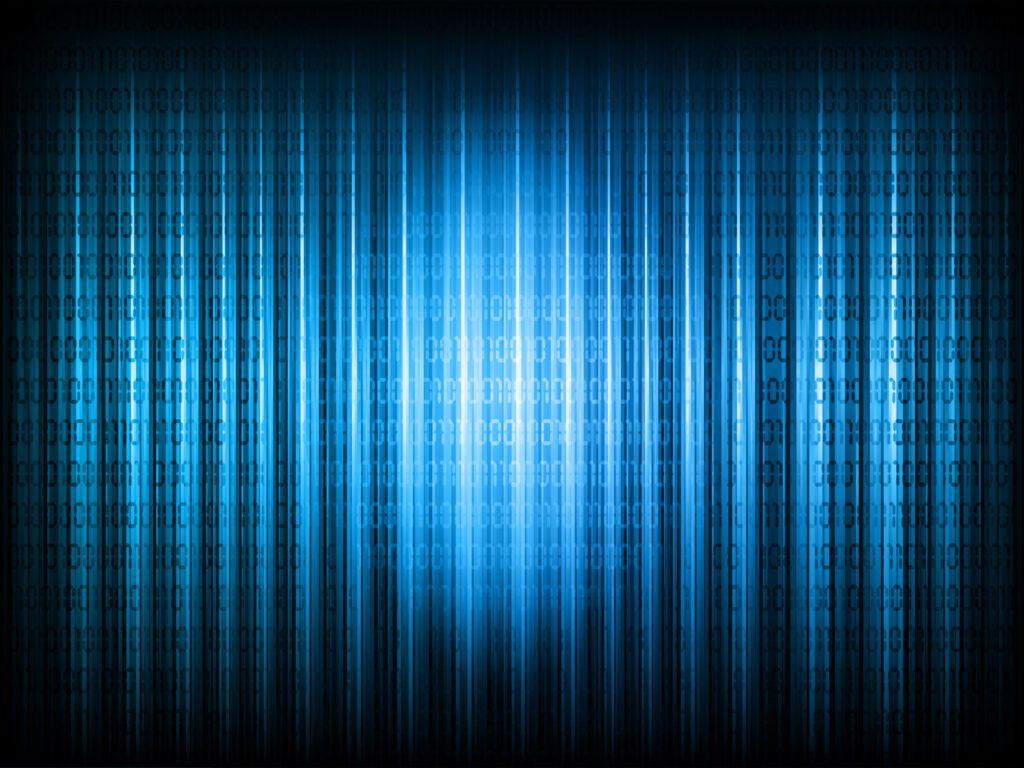 Binary code background Free Vector