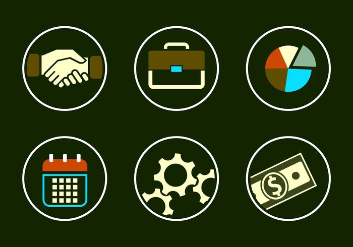 Vector Collection of Business Icons Stock Free and Free SVG