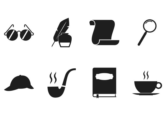 Detective Icon Set Stock Free and Free SVG