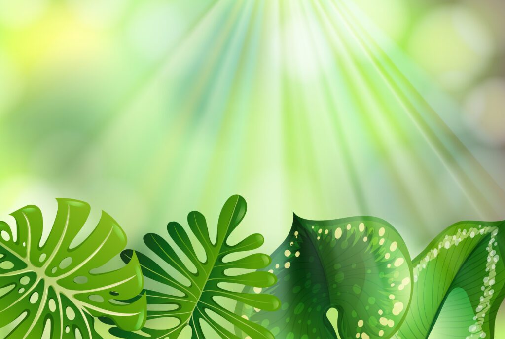 Green Nature Background Free Vector