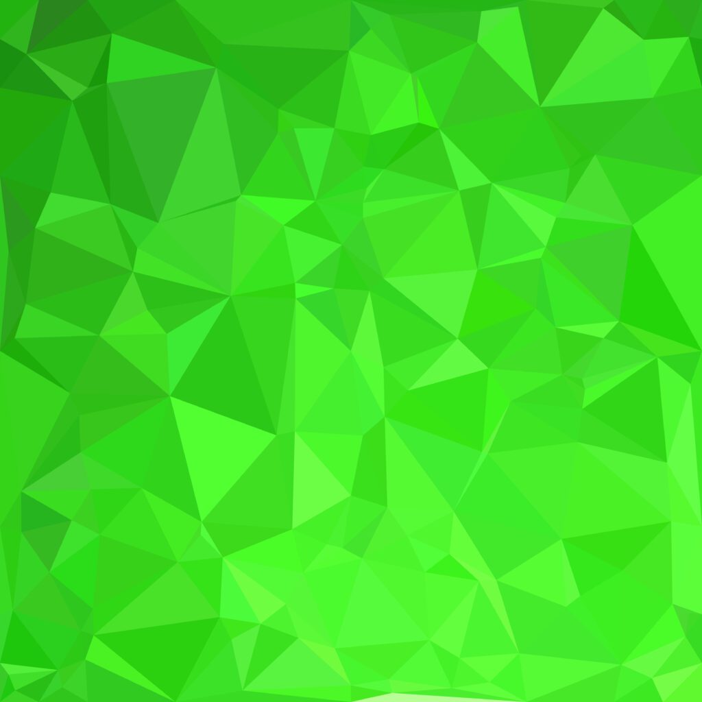 Green Polygonal Mosaic Background, Creative Design Templates Free Vector