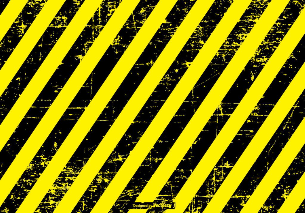 Grunge Danger/Caution Background Free Vector and Free SVG