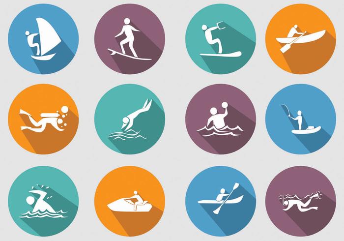 Water Sport Icon Stock Free and Free SVG