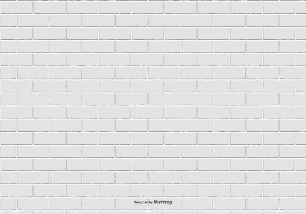 White Brick Pattern Background Free Vector and Free SVG