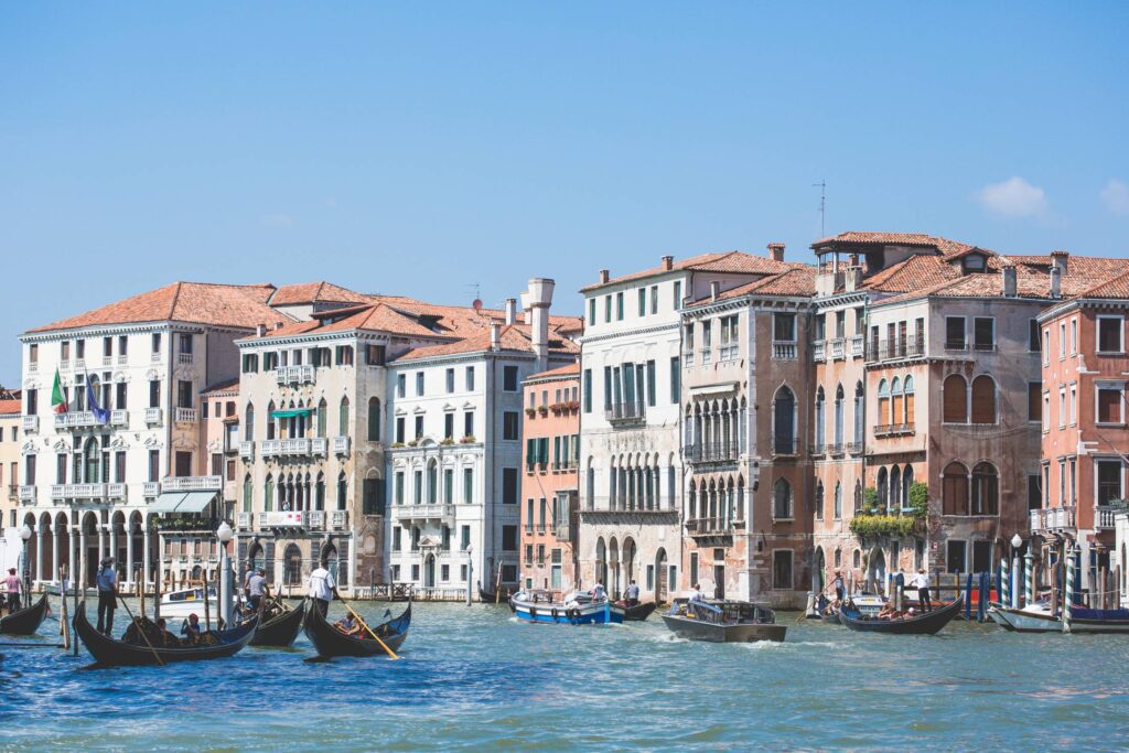 Venice Canal Grande Houses Free Photo