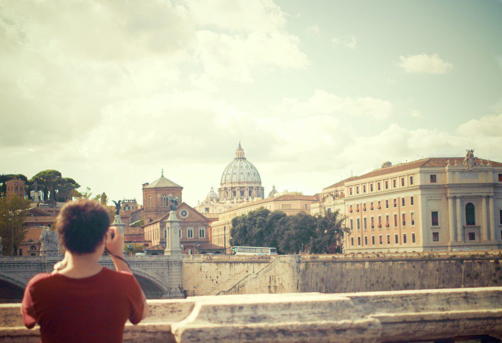 Photographer’s View of Rome Free Stock HD Photo