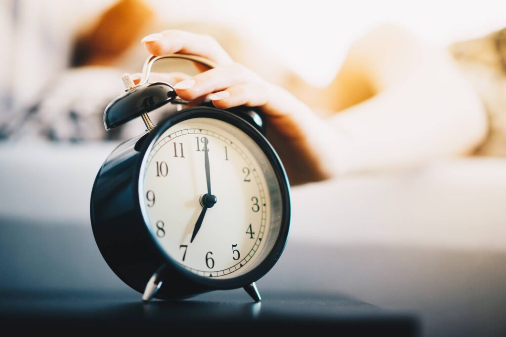 Vintage Alarm Clock Morning Routine Free Photo