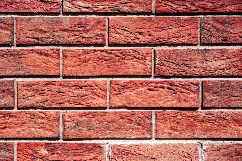 Vintage Red Brick Fence Texture Free Photo